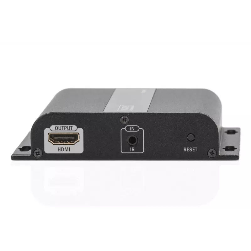 DIGITUS HDMI plėtinys 4K per IP, imtuvo blokas per tinklo kabelį (CAT 5/5e/6/7), 4K2K/30Hz, juodas