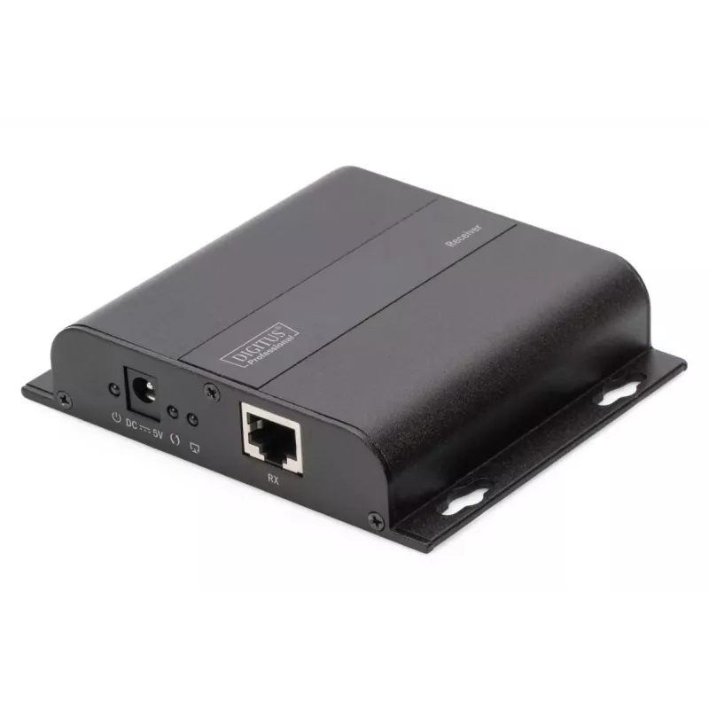 DIGITUS HDMI plėtinys 4K per IP, imtuvo blokas per tinklo kabelį (CAT 5/5e/6/7), 4K2K/30Hz, juodas