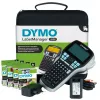 DYMO LabelManager 420P aukštos kokybės įkraunamas nešiojamasis etikečių spausdintuvas rinkinys | ABC klaviatūra su 4 D1 etikečių ritiniais ir nešiojimo dėklu