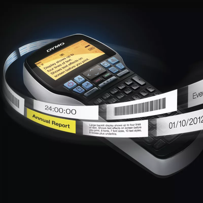 DYMO LabelManager 420P etikečių spausdintuvas | Didelio našumo įkraunamas nešiojamas etikečių spausdintuvas | Kompiuterio jungtis | Spausdinkite brūkšninius kodus, logotipus ir grafiką