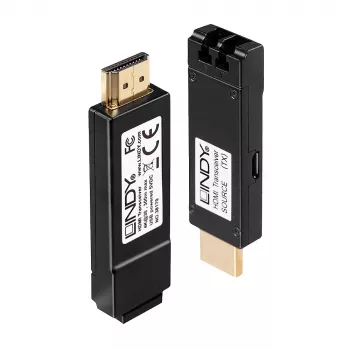 AV siųstuvas ir imtuvas Lindy 300m Fibre Optic HDMI 4K30 Extender