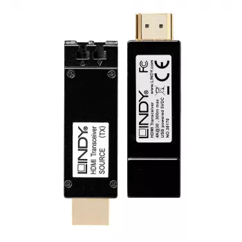 AV siųstuvas ir imtuvas Lindy 300m Fibre Optic HDMI 4K30 Extender