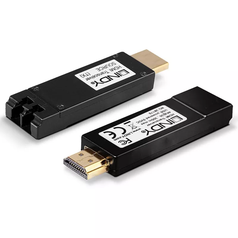 AV siųstuvas ir imtuvas Lindy 300m Fibre Optic HDMI 4K30 Extender