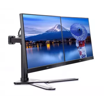 iiyama DS1002D-B1 monitoriaus laikiklis / stovas 76.2 cm (30 colių) stalui Juodas