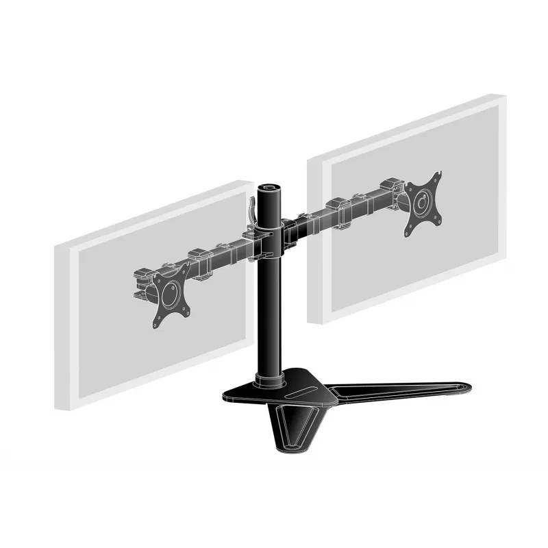 iiyama DS1002D-B1 monitoriaus laikiklis / stovas 76.2 cm (30 colių) stalui Juodas
