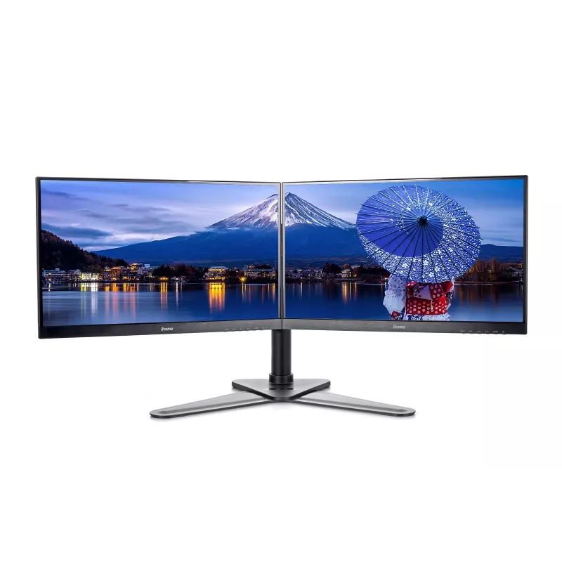 iiyama DS1002D-B1 monitoriaus laikiklis / stovas 76.2 cm (30 colių) stalui Juodas