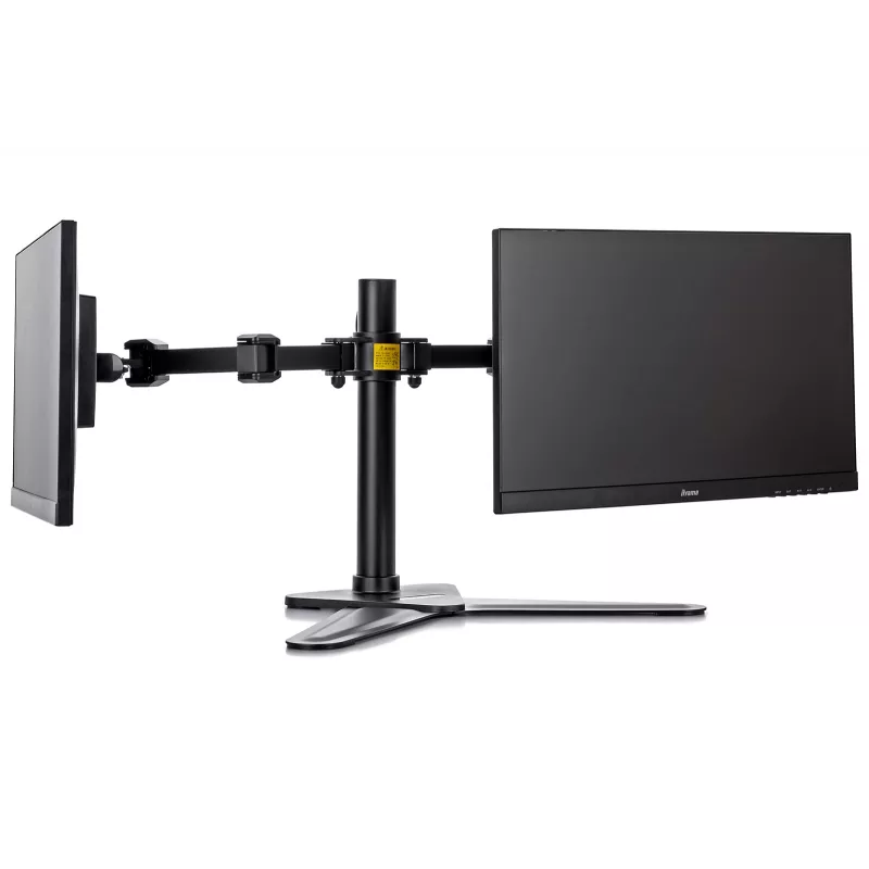 iiyama DS1002D-B1 monitoriaus laikiklis / stovas 76.2 cm (30 colių) stalui Juodas