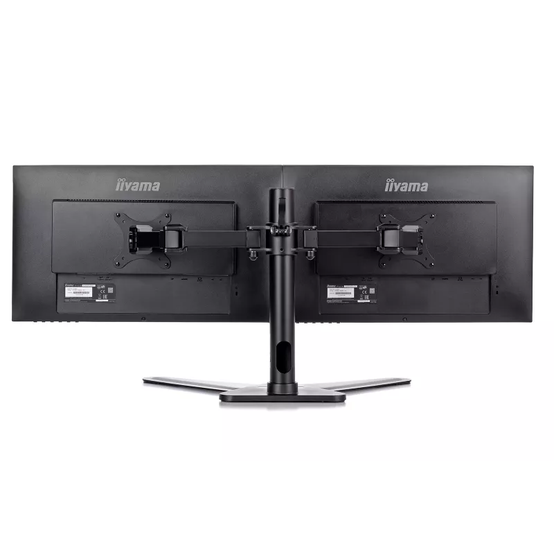 iiyama DS1002D-B1 monitoriaus laikiklis / stovas 76.2 cm (30 colių) stalui Juodas