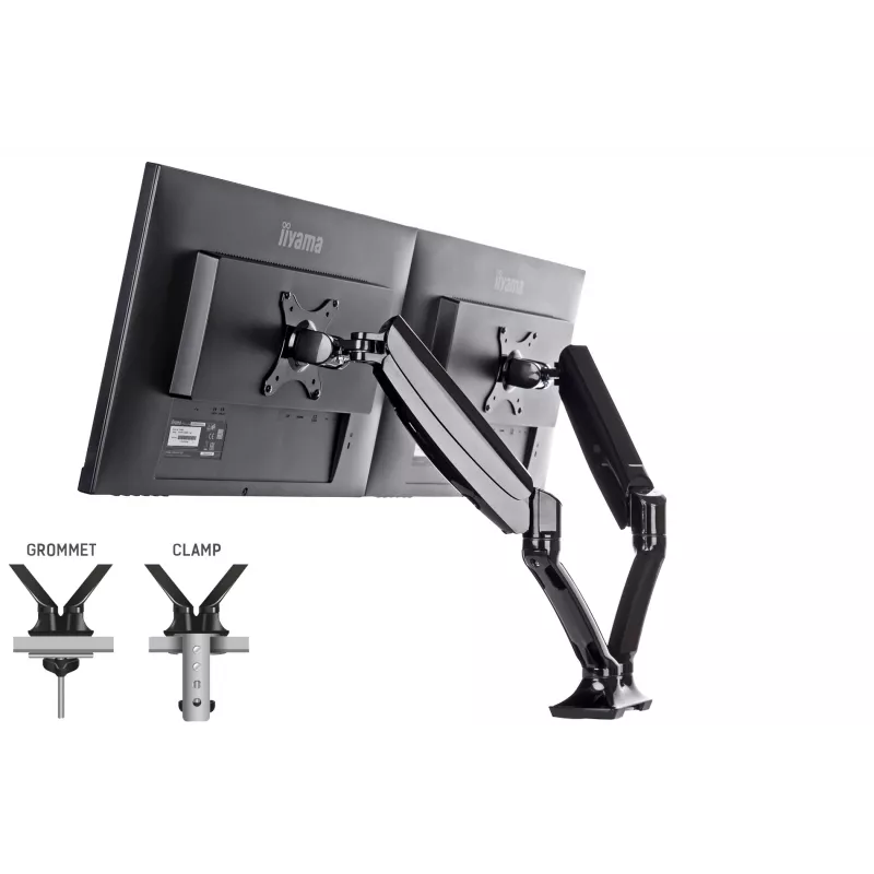iiyama DS3002C-B1 monitorio laikiklis / stovas 68,6 cm (27 colių) Stalinis Juodas