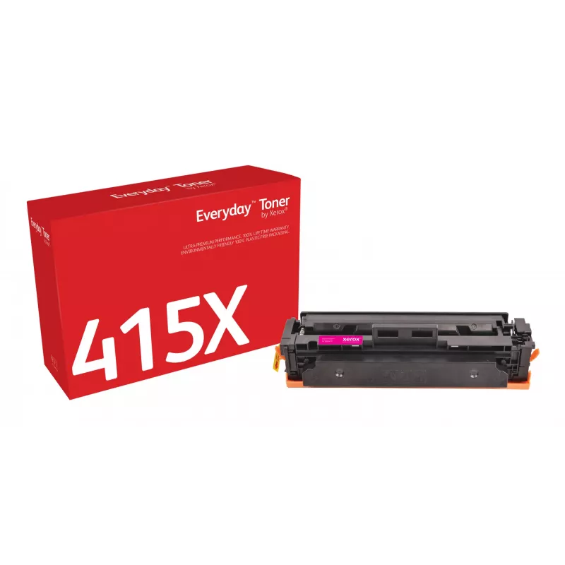Everyday™ Magenta Toner by Xerox Suderinama with HP 415X (W2033X), High capacity