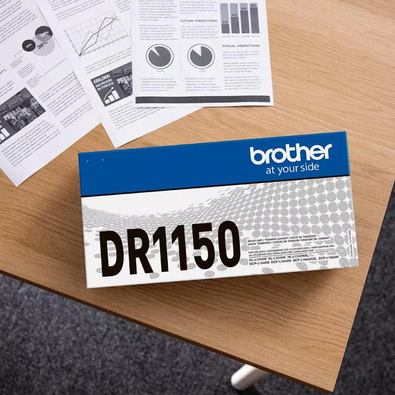 Originali spausdintuvo būgno kasetė Brother DR-1150, skirta DCP-L1640W, HL-L1240W