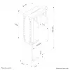 Neomounts CPU-D100Juoda CPU laikiklis - maks. 30 kg - universalus