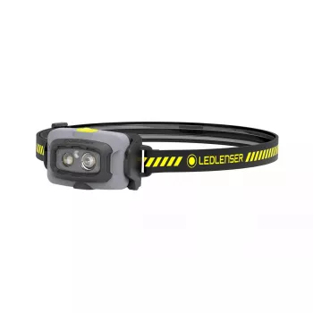 Ant galvos nešiojamas žibintuvėlis Ledlenser HF4R Work juodas IP68 LED 20 lm
