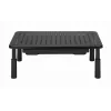 Monitoriaus stovas GEMBIRD MS-TABLE-D-01 — aukščio reguliuojamas darbastalio stovas su 1 stalčiumi, plieninis, 140 mm aukščio, skirtas 1 monitoriui, 20 kg talpos