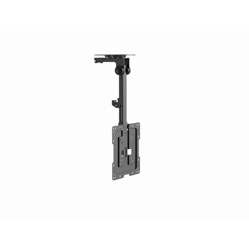Lubinis TV laikiklis GEMBIRD CM-55ST-01 — visiškai judamas lubinis laikiklis 23–55 colių (75x75–400x400 VESA), maks. 20 kg, juodas