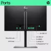 HP E-Series E22 G5 FHD Monitorius, 54,6 cm (21,5 colio), 1920 x 1080 pikselių, Full HD, LCD, 5 ms, juoda, sidabrinė