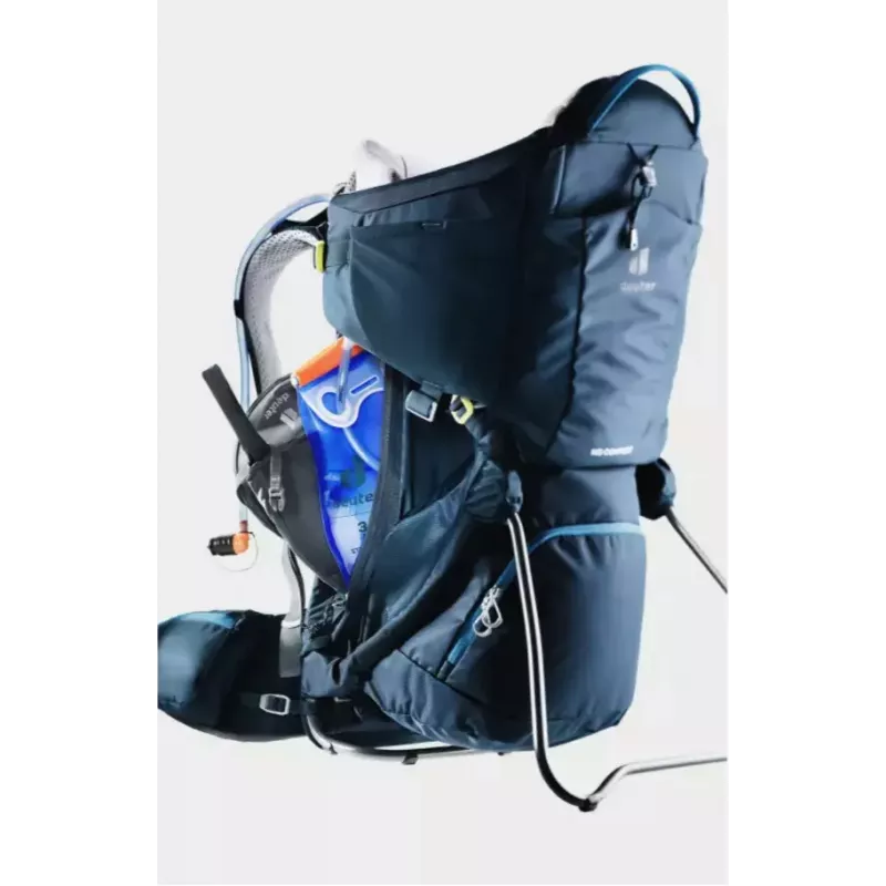 Nešiojimo kuprinė kūdikiui DEUTER Kid Comfort poliamido mėlyna, maks. apkrova 22 kg, svoris 3,23 kg, matmenys 72×43×34 cm