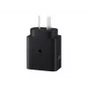 Sieninis įkroviklis Samsung EP-T4511 45W USB‑C PD 3.0, 100–240 V, juodas, išmaniajam telefonui ir planšetei