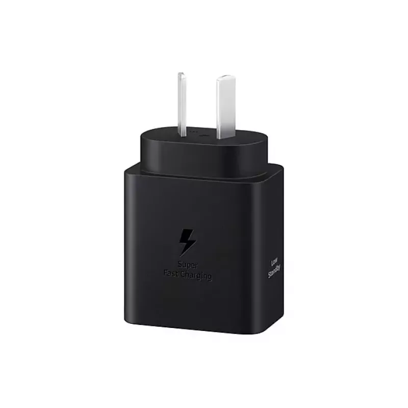 Sieninis įkroviklis Samsung EP-T4511 45W USB‑C PD 3.0, 100–240 V, juodas, išmaniajam telefonui ir planšetei
