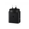 Sieninis įkroviklis Samsung EP-T4511 45W USB‑C PD 3.0, 100–240 V, juodas, išmaniajam telefonui ir planšetei