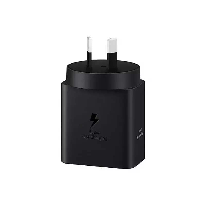 Sieninis įkroviklis Samsung EP-T4511 45W USB‑C PD 3.0, 100–240 V, juodas, išmaniajam telefonui ir planšetei