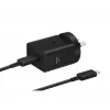 Sieninis įkroviklis Samsung EP-T4511 45W USB‑C PD 3.0, 100–240 V, juodas, išmaniajam telefonui ir planšetei