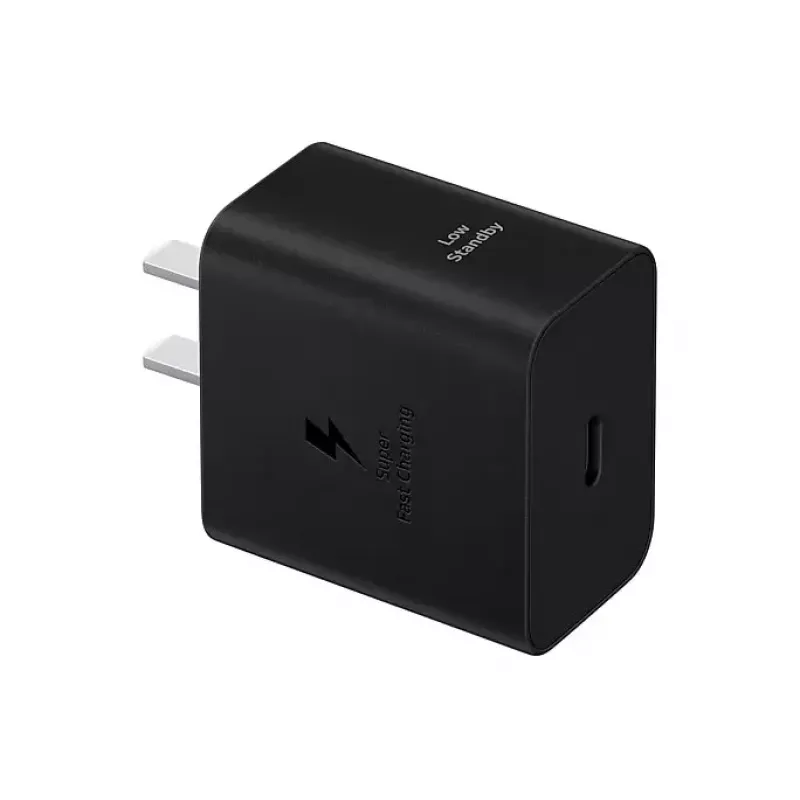 Sieninis įkroviklis Samsung EP-T4511 45W USB‑C PD 3.0, 100–240 V, juodas, išmaniajam telefonui ir planšetei