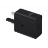 Sieninis įkroviklis Samsung EP-T4511 45W USB‑C PD 3.0, 100–240 V, juodas, išmaniajam telefonui ir planšetei