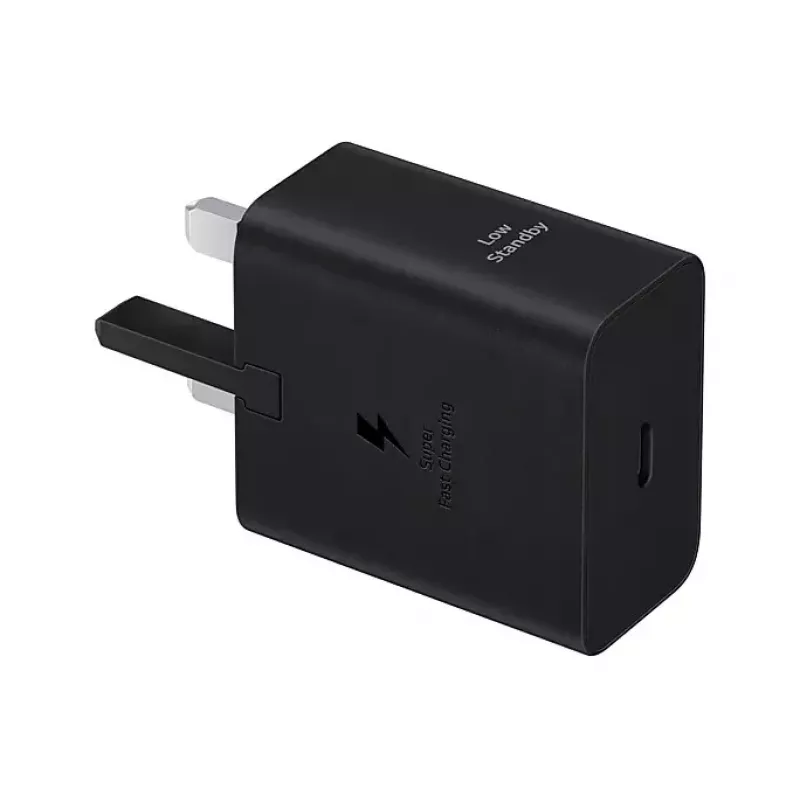 Sieninis įkroviklis Samsung EP-T4511 45W USB‑C PD 3.0, 100–240 V, juodas, išmaniajam telefonui ir planšetei