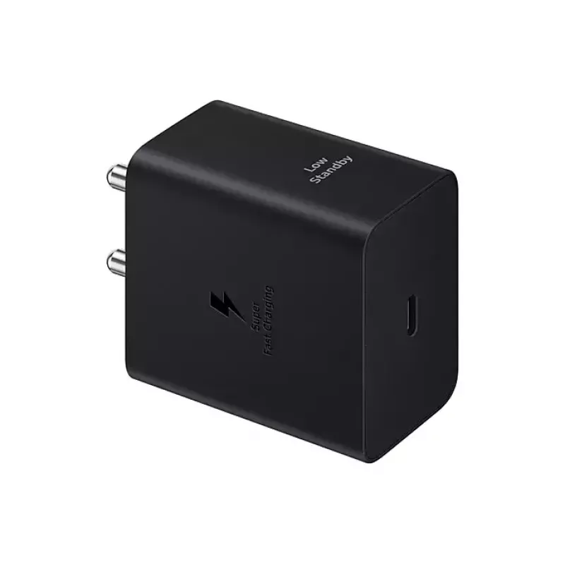 Sieninis įkroviklis Samsung EP-T4511 45W USB‑C PD 3.0, 100–240 V, juodas, išmaniajam telefonui ir planšetei