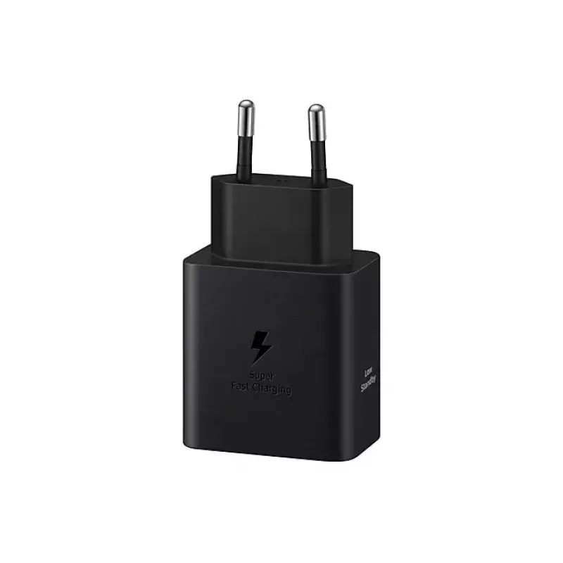 Sieninis įkroviklis Samsung EP-T4511 45W USB‑C PD 3.0, 100–240 V, juodas, išmaniajam telefonui ir planšetei