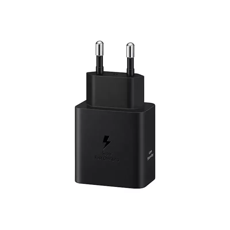 Sieninis įkroviklis Samsung EP-T4511 45W USB‑C PD 3.0, 100–240 V, juodas, išmaniajam telefonui ir planšetei
