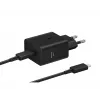 Sieninis įkroviklis Samsung EP-T4511 45W USB‑C PD 3.0, 100–240 V, juodas, išmaniajam telefonui ir planšetei
