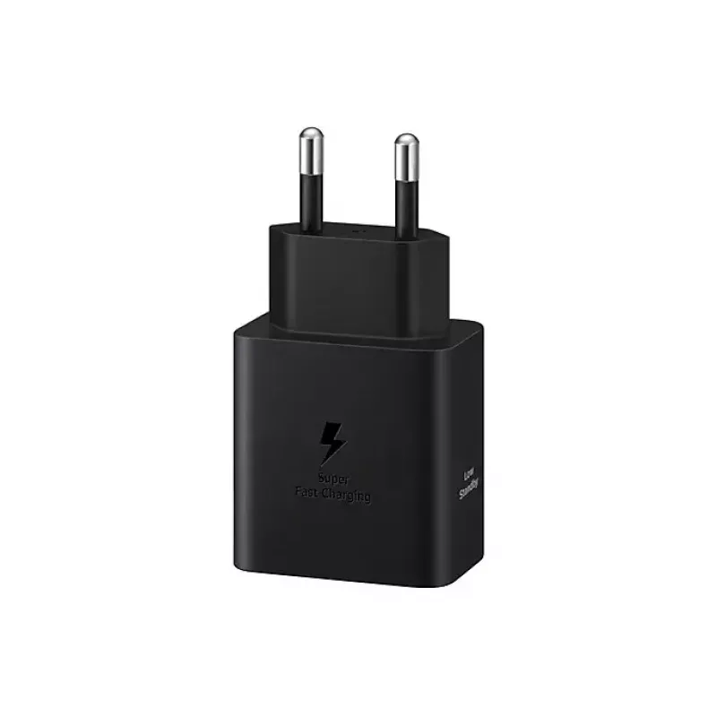 Sieninis įkroviklis Samsung EP-T4511 45W USB‑C PD 3.0, 100–240 V, juodas, išmaniajam telefonui ir planšetei