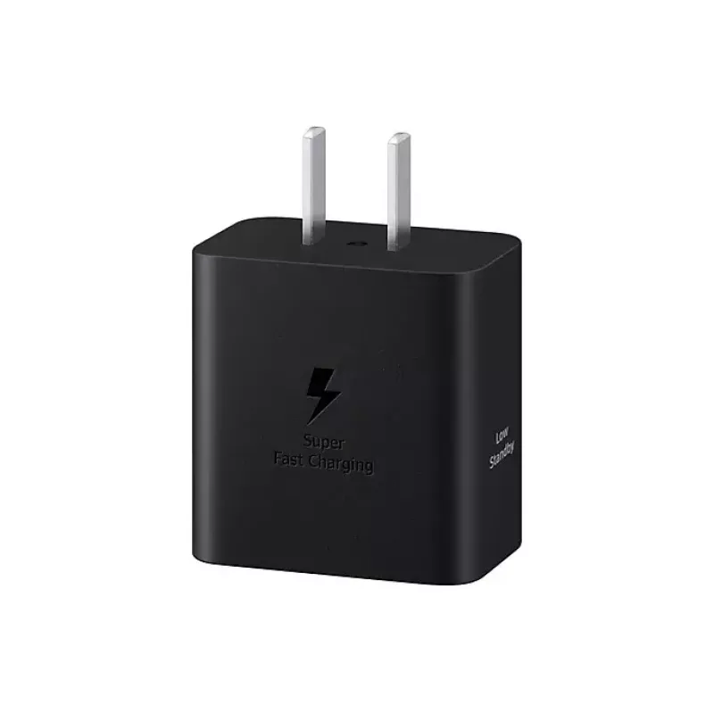 Sieninis įkroviklis Samsung EP-T4511 45W USB‑C PD 3.0, 100–240 V, juodas, išmaniajam telefonui ir planšetei