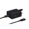 Sieninis įkroviklis Samsung EP-T4511 45W USB‑C PD 3.0, 100–240 V, juodas, išmaniajam telefonui ir planšetei