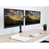 Monitor mount TECHLY ICA-LCD-382-D for 2 displays, desk clamp, up to 27 inch, 20 kg, VESA 75x75–100x100, Juoda