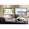Monitor mount TECHLY ICA-LCD-382-D for 2 displays, desk clamp, up to 27 inch, 20 kg, VESA 75x75–100x100, Juoda