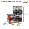 Graužikų narvas FERPLAST Multipla didelis žiurkėnams 107,5×37,5×42 cm, metalinis, juodas
