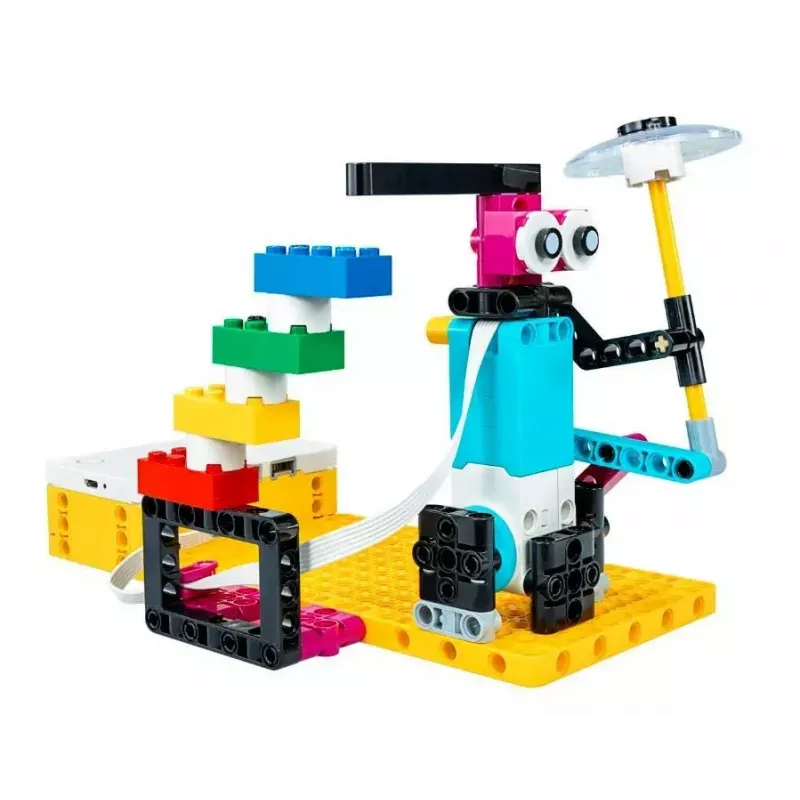 Mokomasis robotikos rinkinys LEGO SPIKE Prime 45678 — 528 dalys, 2 minifigūrėlės, nuo 10 metų
