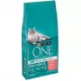 Sausas kačių maistas Purina Nestlé PURINA One 12430964, suaugusioms katėms, su lašiša, 9,75 kg, baltymai 34%, riebalai 14%