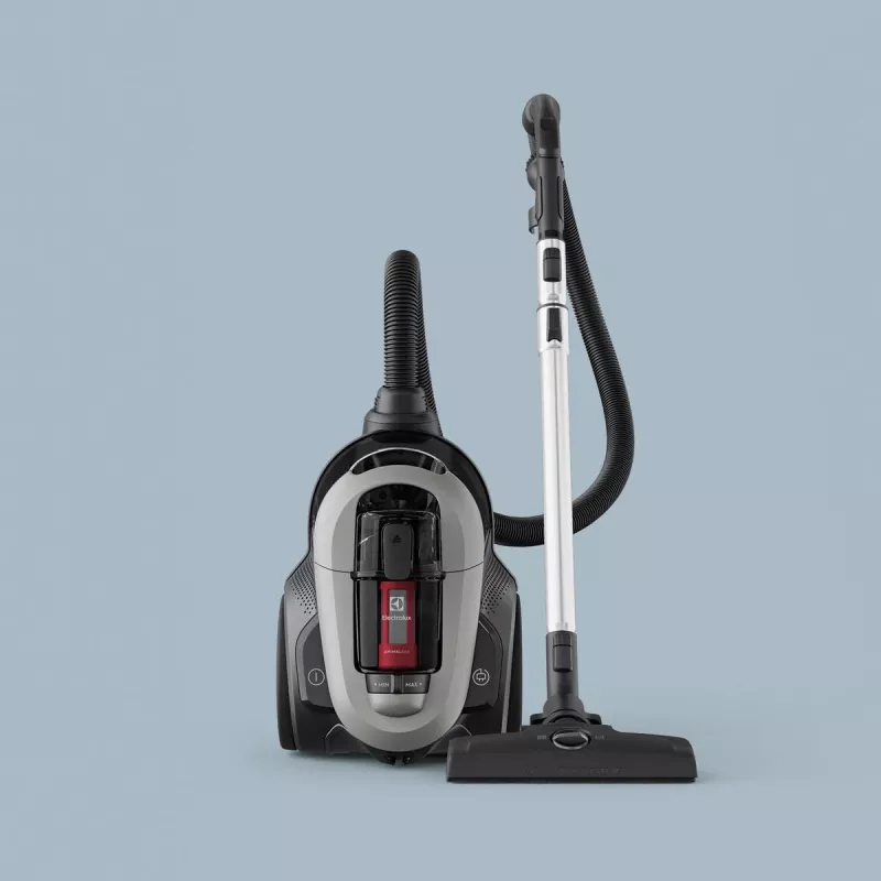 Dulkių siurblys Electrolux EL61A4UG, maišelio nereikalaujantis sausasis dulkių siurblys, 700 W maks., 170 W siurbimo galia, 9 m laidas, 12 m spindulys, pilkas