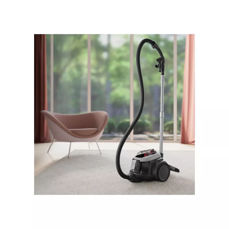 Dulkių siurblys Electrolux EL61A4UG, maišelio nereikalaujantis sausasis dulkių siurblys, 700 W maks., 170 W siurbimo galia, 9 m laidas, 12 m spindulys, pilkas