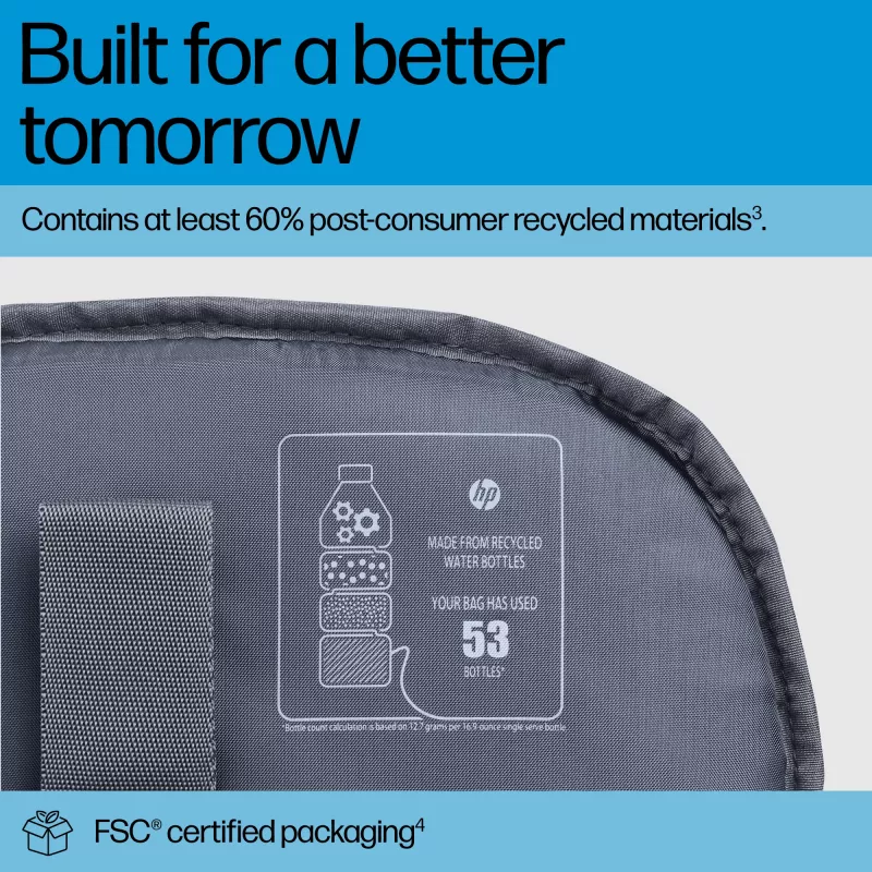 HP Travel Plus 30L 17 colių nešiojamojo kompiuterio kuprinė, Kuprinė, 43,9 cm (17,3 colio), 1,08 kg