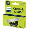 Skutimosi peiliukas Philips Norelco OneBlade QP410/50 — 1 keičiama galvutė, juoda, plaunama, keisti po 4 mėnesių