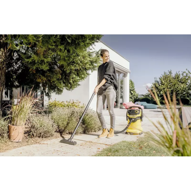 Drėgnų ir sausų valymų dulkių siurblys Karcher WD 5 V-25/5/22, 25 L, 1100 W, 5 m laidas, 2,2 m žarna
