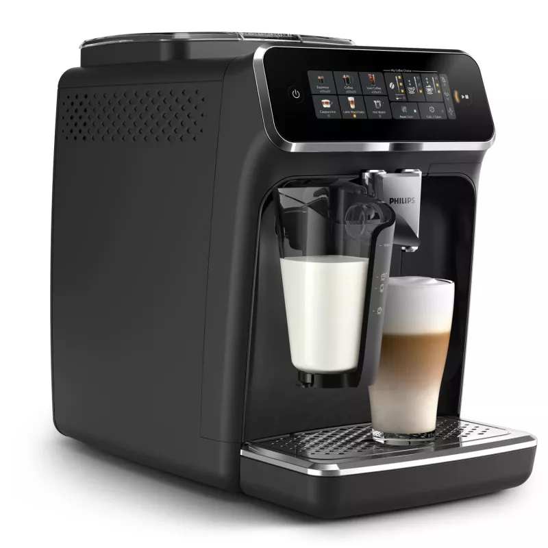 Espresso aparatas Philips EP3341/50 pilnai automatinis, 1,8 L vandens talpa, 275 g pupelių talpa, 0,26 L pieno talpa, 15 barų, keraminis malūnėlis