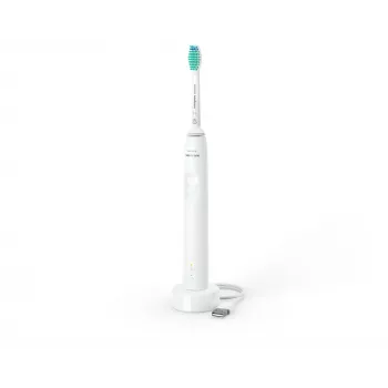 Soninis dantų šepetėlis Philips 3100 serija HX3671/13 — soninis, 31 000 jud./min., slėgio jutiklis, Li‑Ion, įmontuota baterija, 1 šepetėlio galvutė, baltas