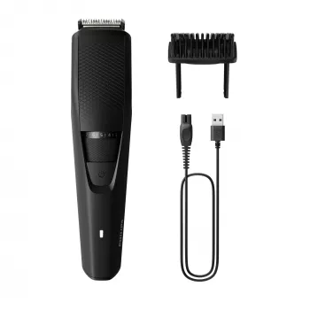 Philips BEARDTRIMMER Series 3000 BT3234/15 barzdos kirpimo mašinėlė, Akumuliatorius, Juoda