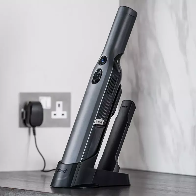 Belaidis rankinis dulkių siurblys Shark WV200, 12 V Li‑Ion, 0,25 l be maišelio, HEPA, 8 min veikimo laikas